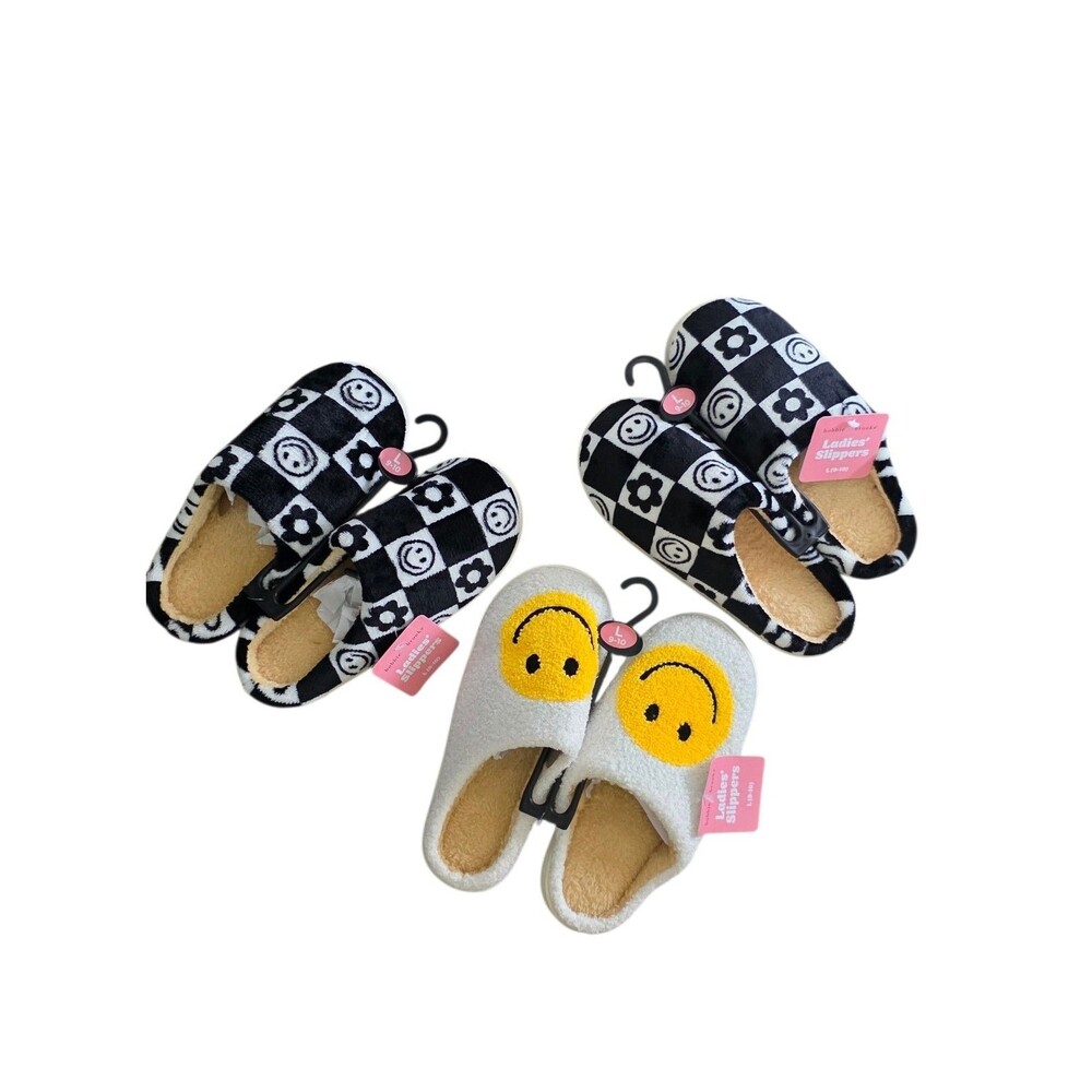 Bobbie Brooks Ladies Slippers Size Large (9-10) ~3Pairs